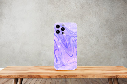 Holographic purple art - Laptop and Mobile Combo