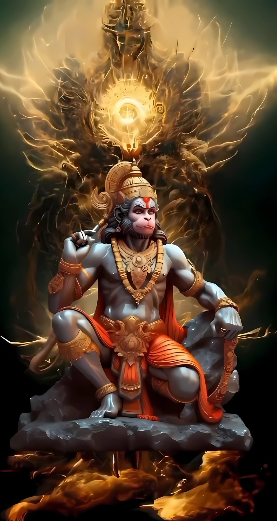 Hanuman ji bhajan - Mobile Skin (Textured) FC1131