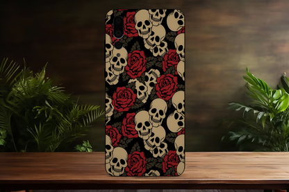 Skull & Rose - Mobile Skin (3D Textured) FC1430