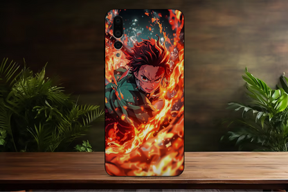 tanjiro Fire - Mobile Skin (3D Textured) FC1231