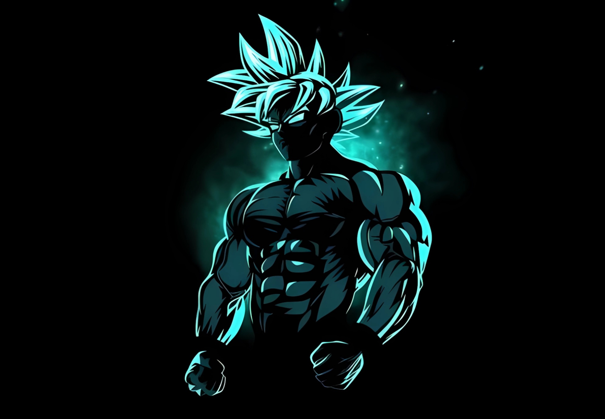 Goku blue - LAPTOP SKIN