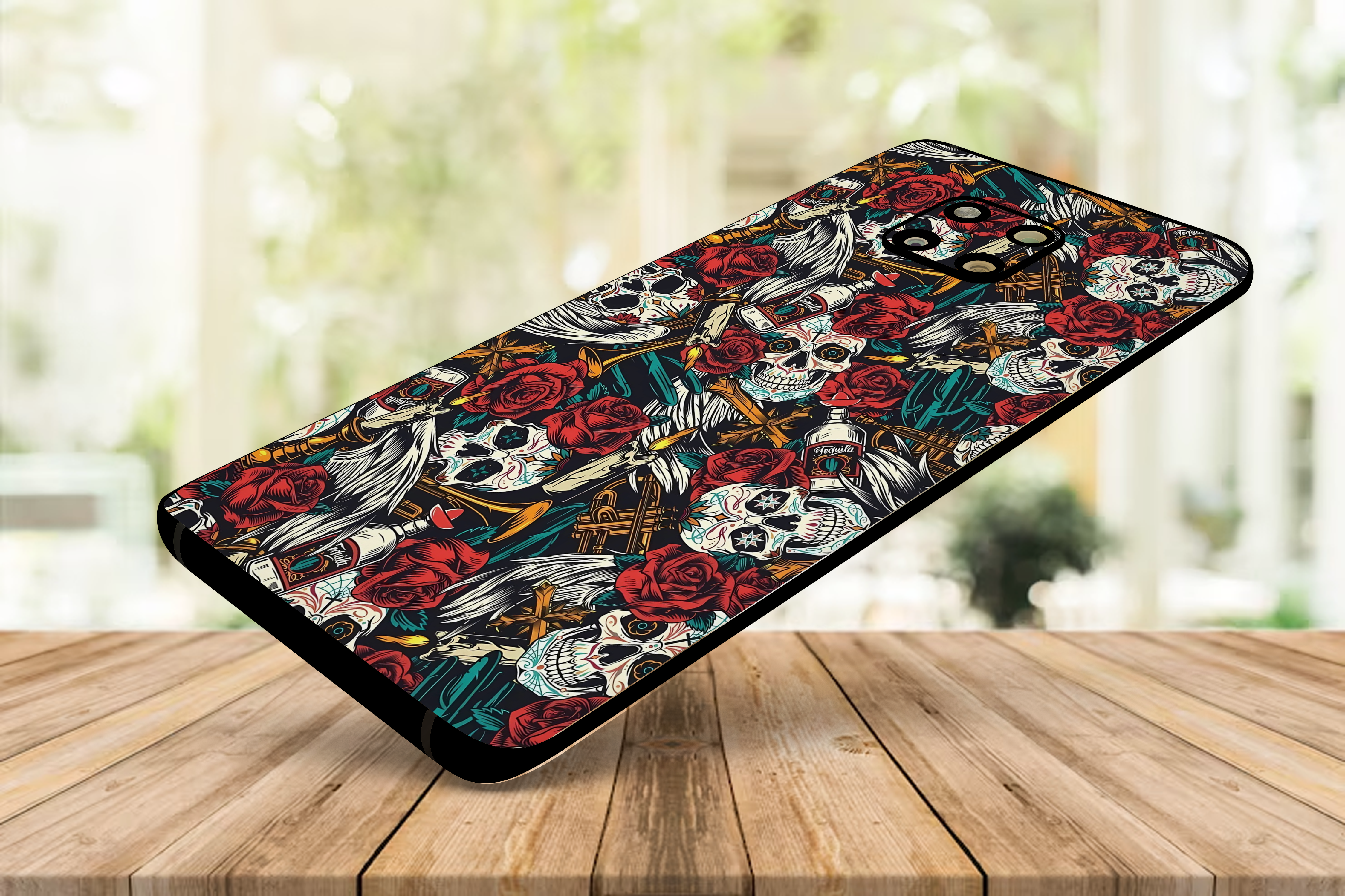 Skull Abstract Art - Mobile Skin (3D Textured) FC1428