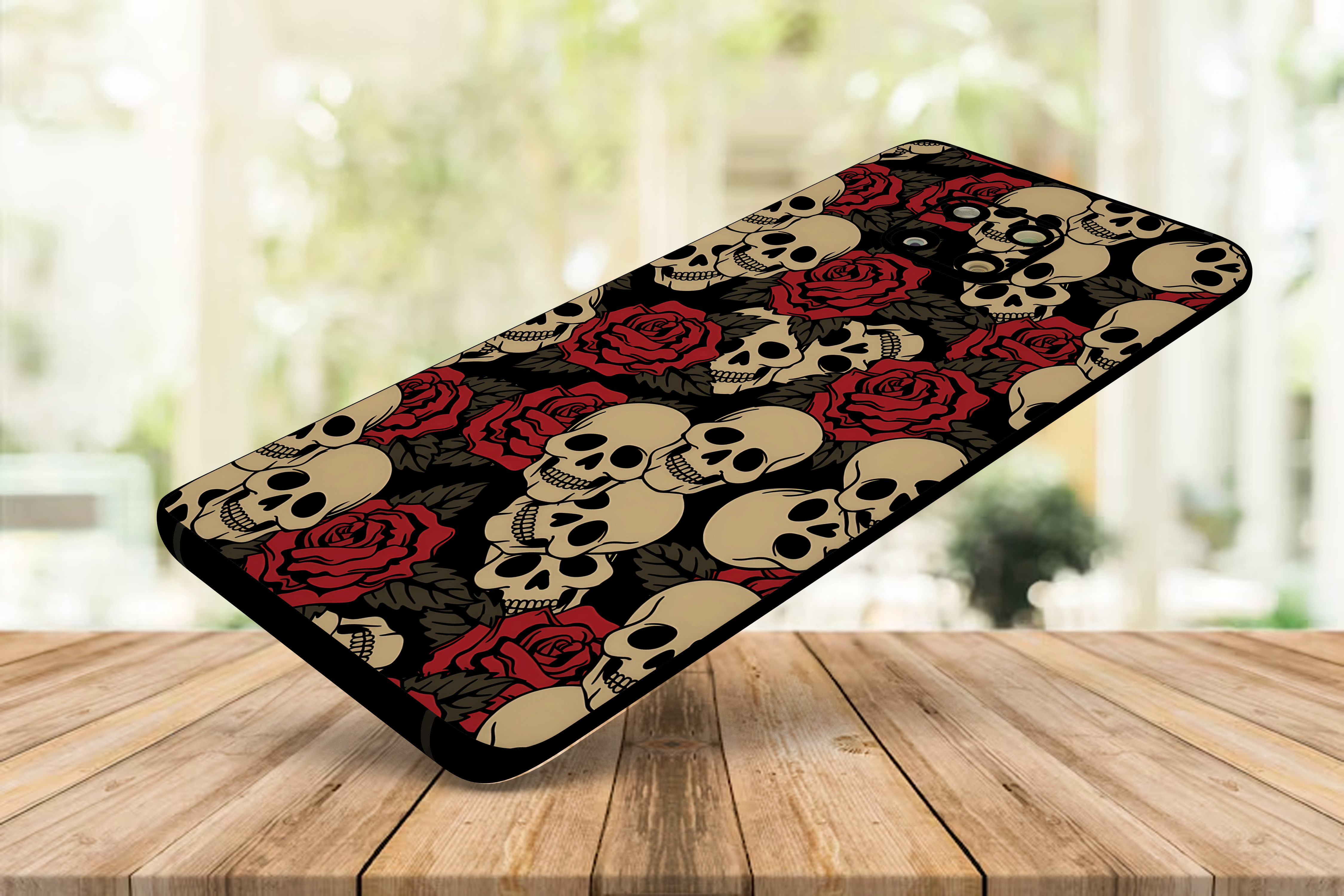 Skull & Rose - Mobile Skin (3D Textured) FC1430