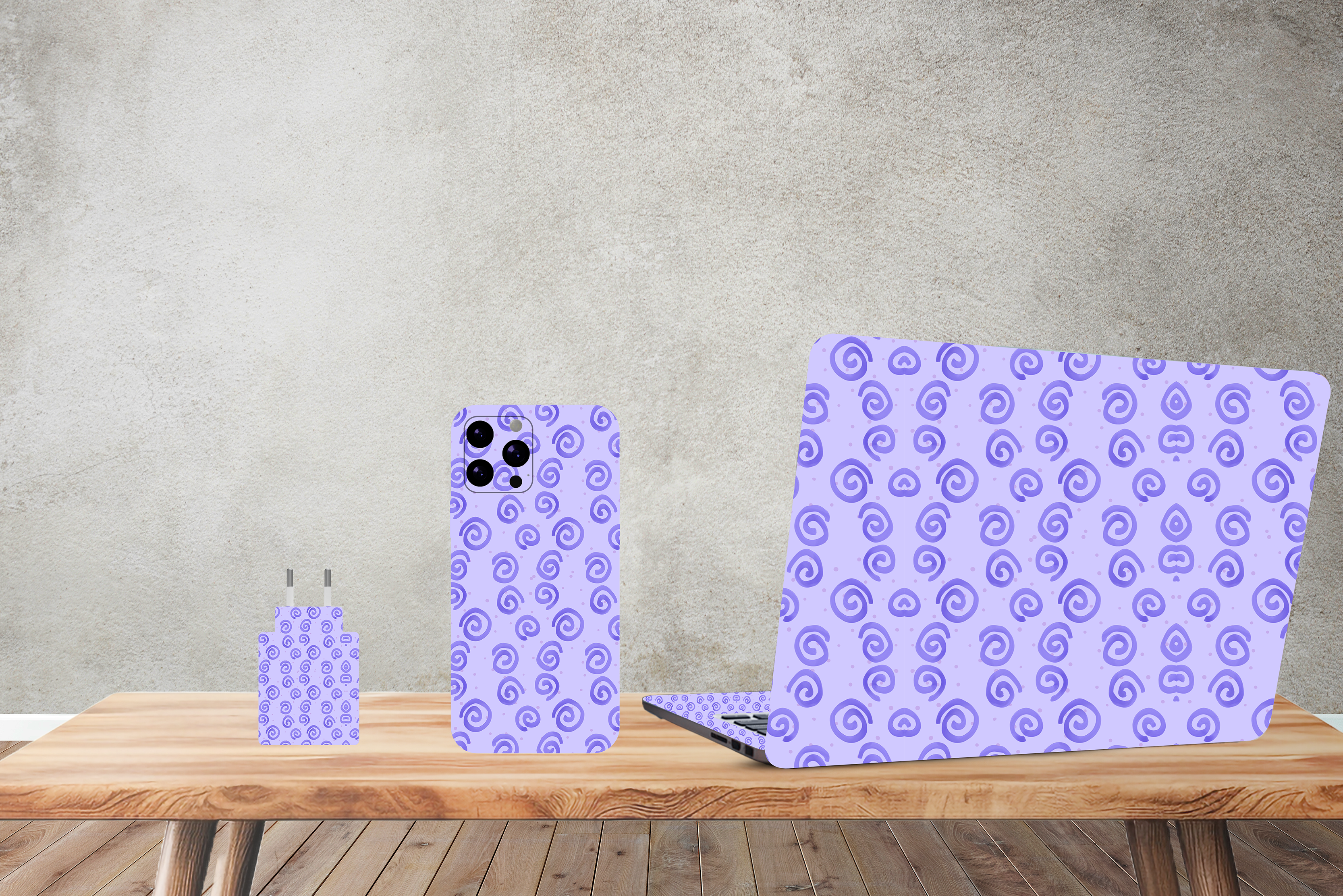 Decorative pattern - Laptop and Mobile Combo