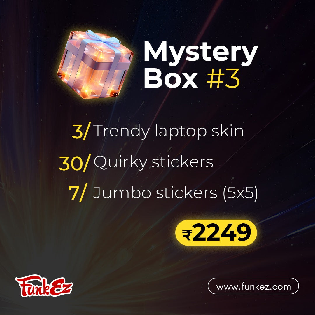 Mystery Box 3 - Laptop skin & Stickers