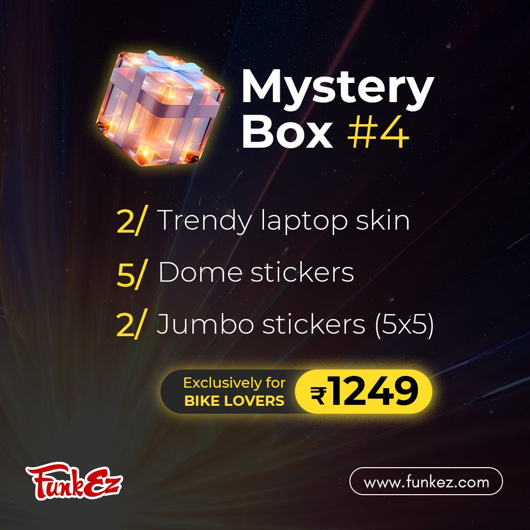 Mystery Box 4 - Laptop skin & Stickers