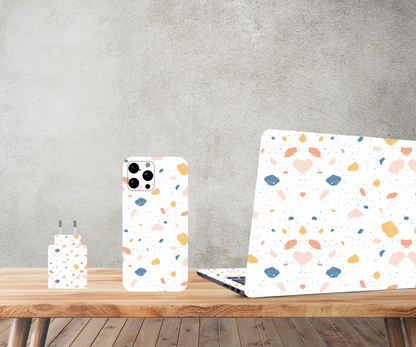 Terrazzo pattern  - Laptop and Mobile Combo