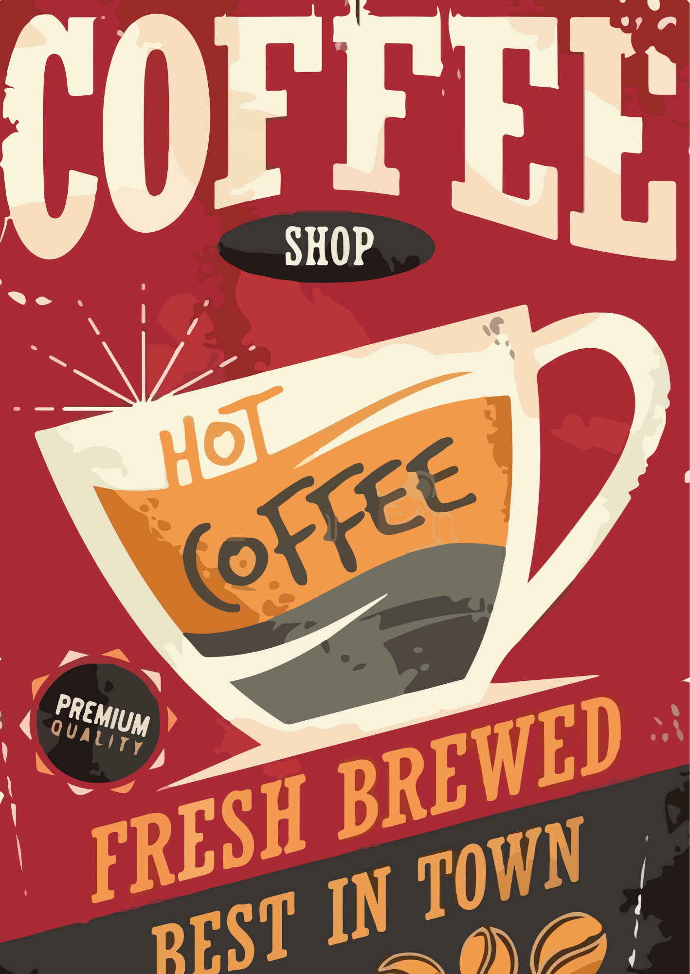 Coffee shop   - poster