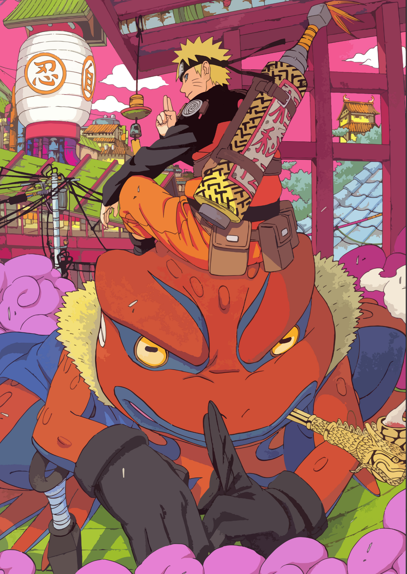 Sage toad Naruto - poster