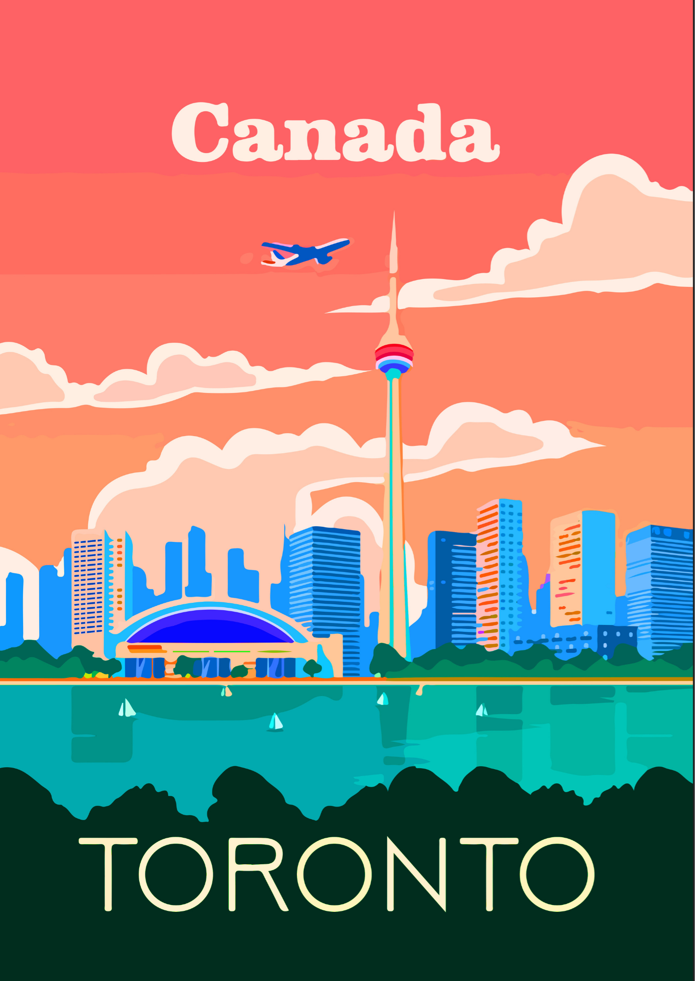 Canada Toronto  - poster