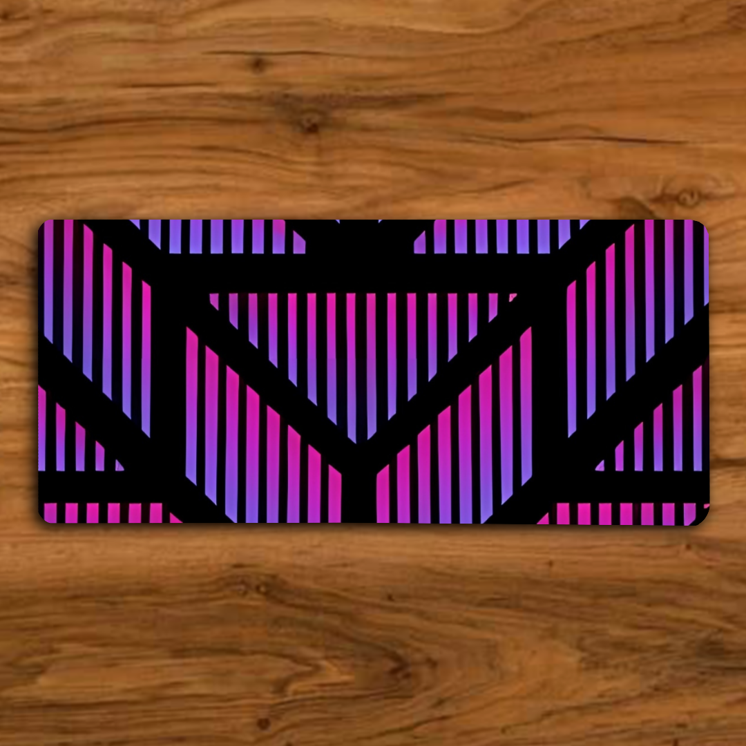 Pink purple pattern - Gaming Pad