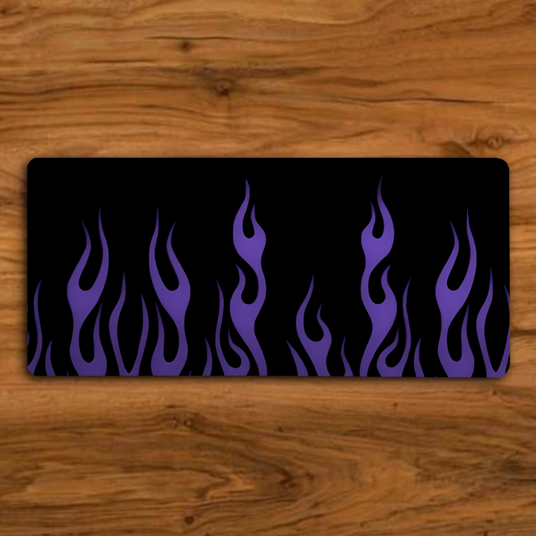 Blue flame pattern - Gaming Pad