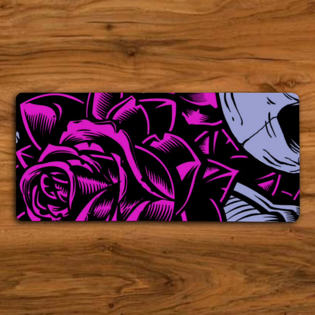 Rose skull - Gaming Pad