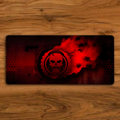 Red skull symbol - Gaming Pad