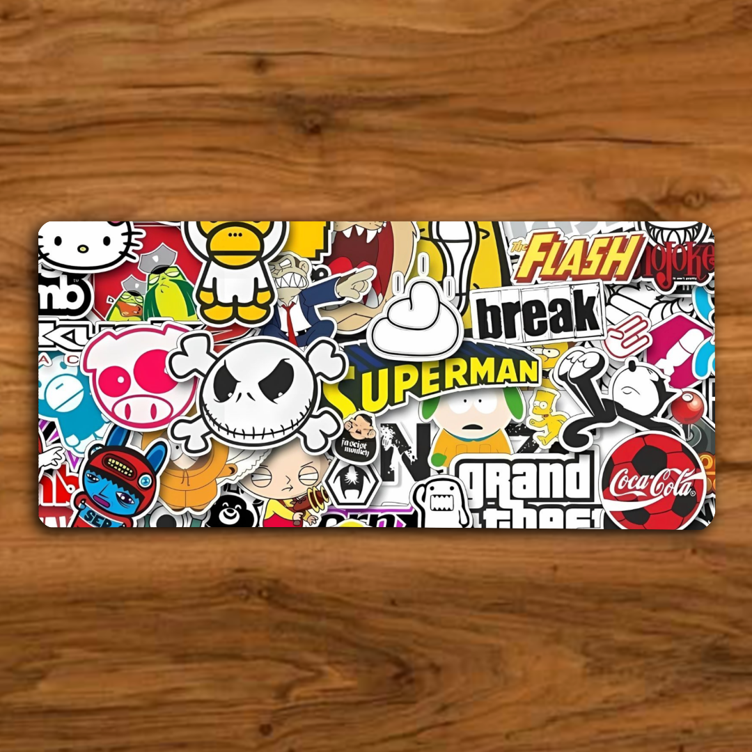 Superman doodles - Gaming Pad