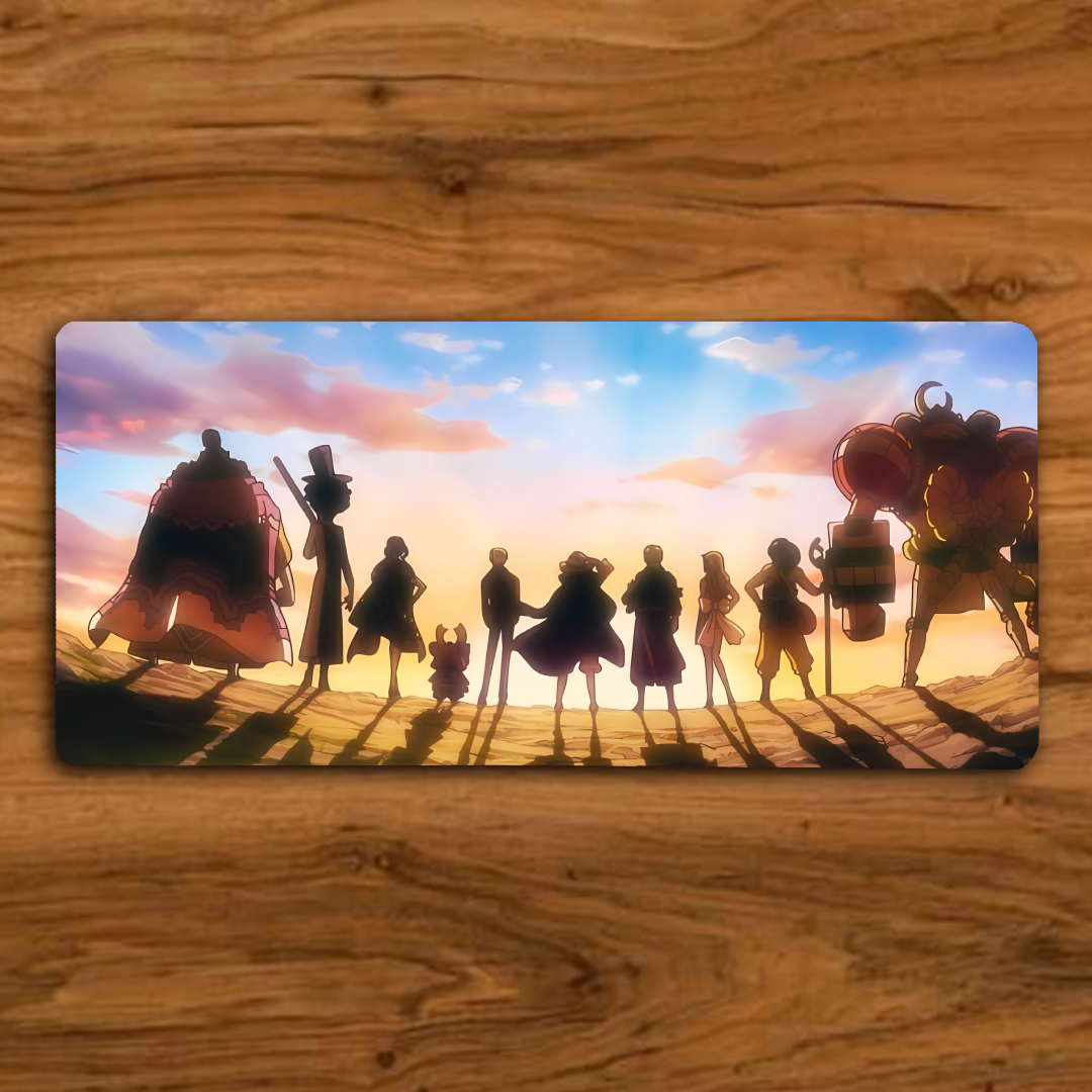 Straw hats sunset - Gaming Pad