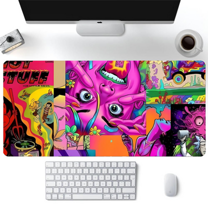 Psychedelic doodles - Gaming Pad