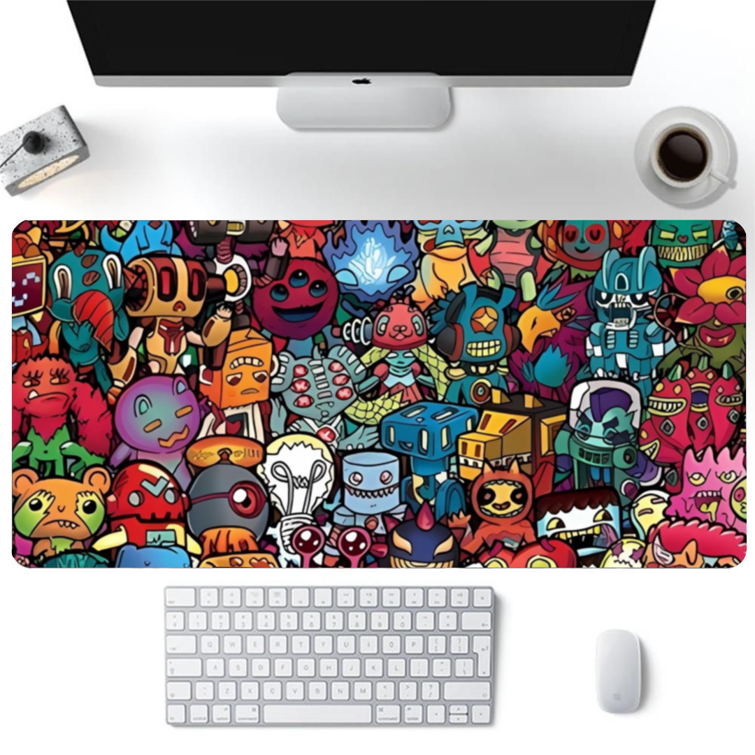 Doodle characters - Gaming Pad