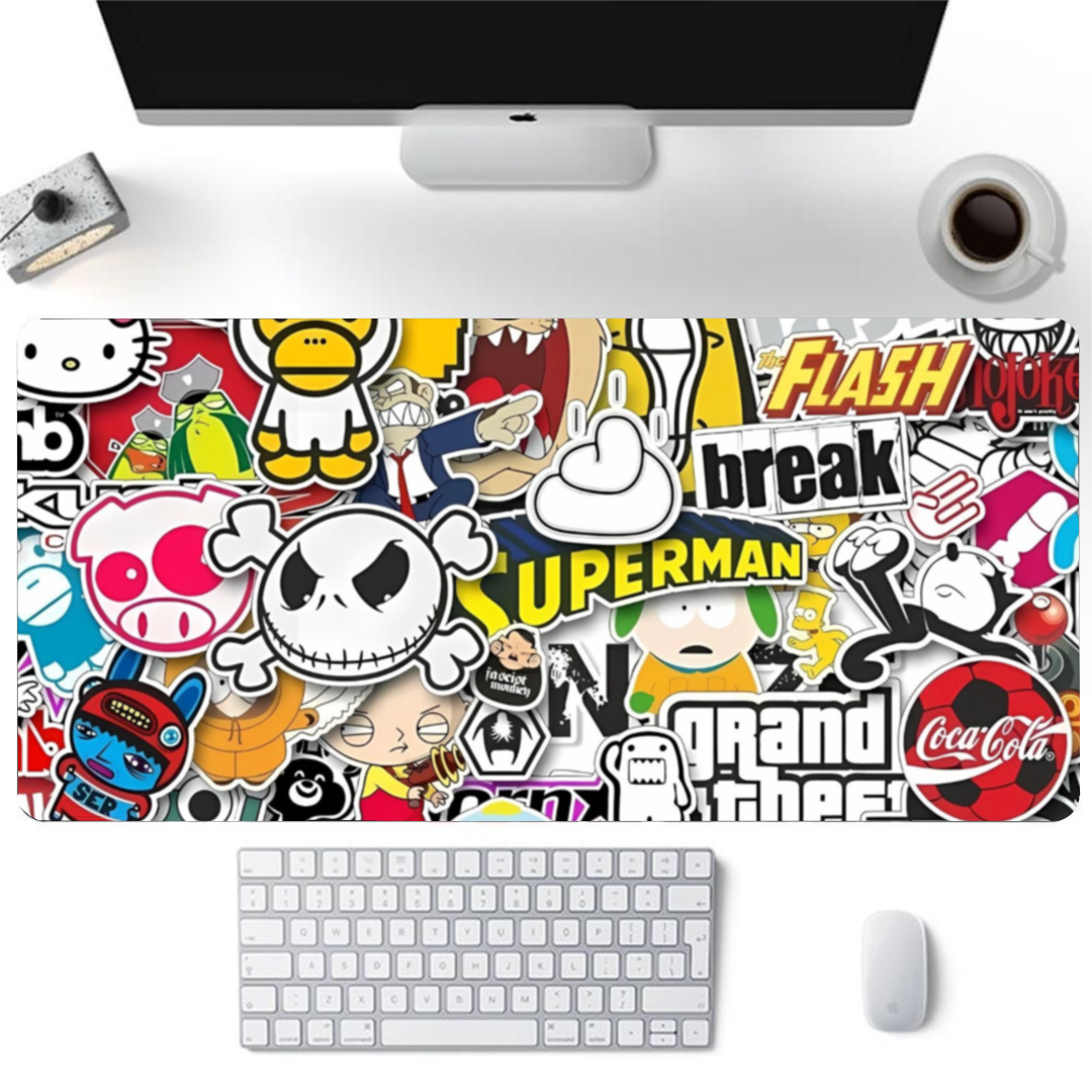 Superman doodles - Gaming Pad