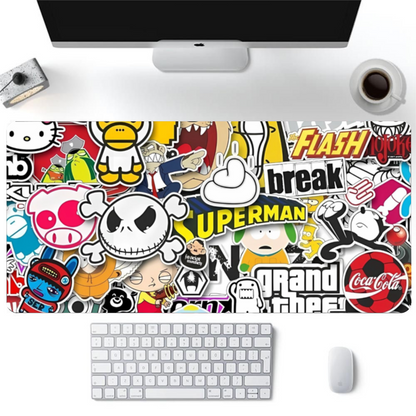 Superman doodles - Gaming Pad