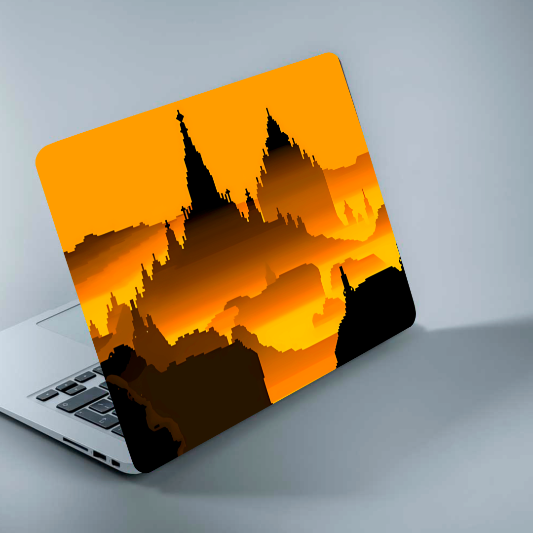 Ram mandir orange    - LAPTOP SKIN