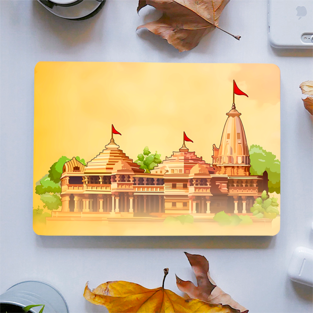 Ram mandir art   - LAPTOP SKIN