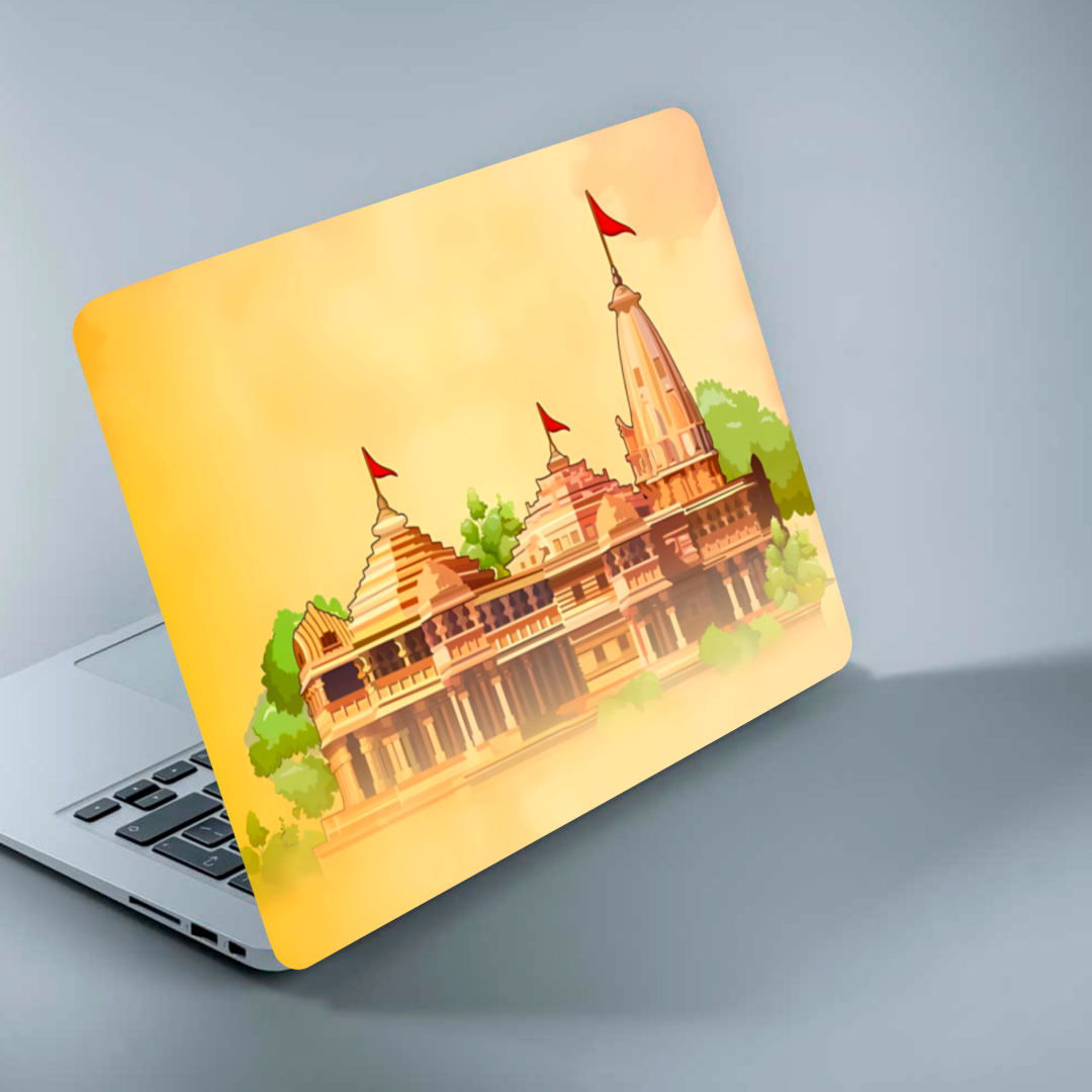 Ram mandir art   - LAPTOP SKIN