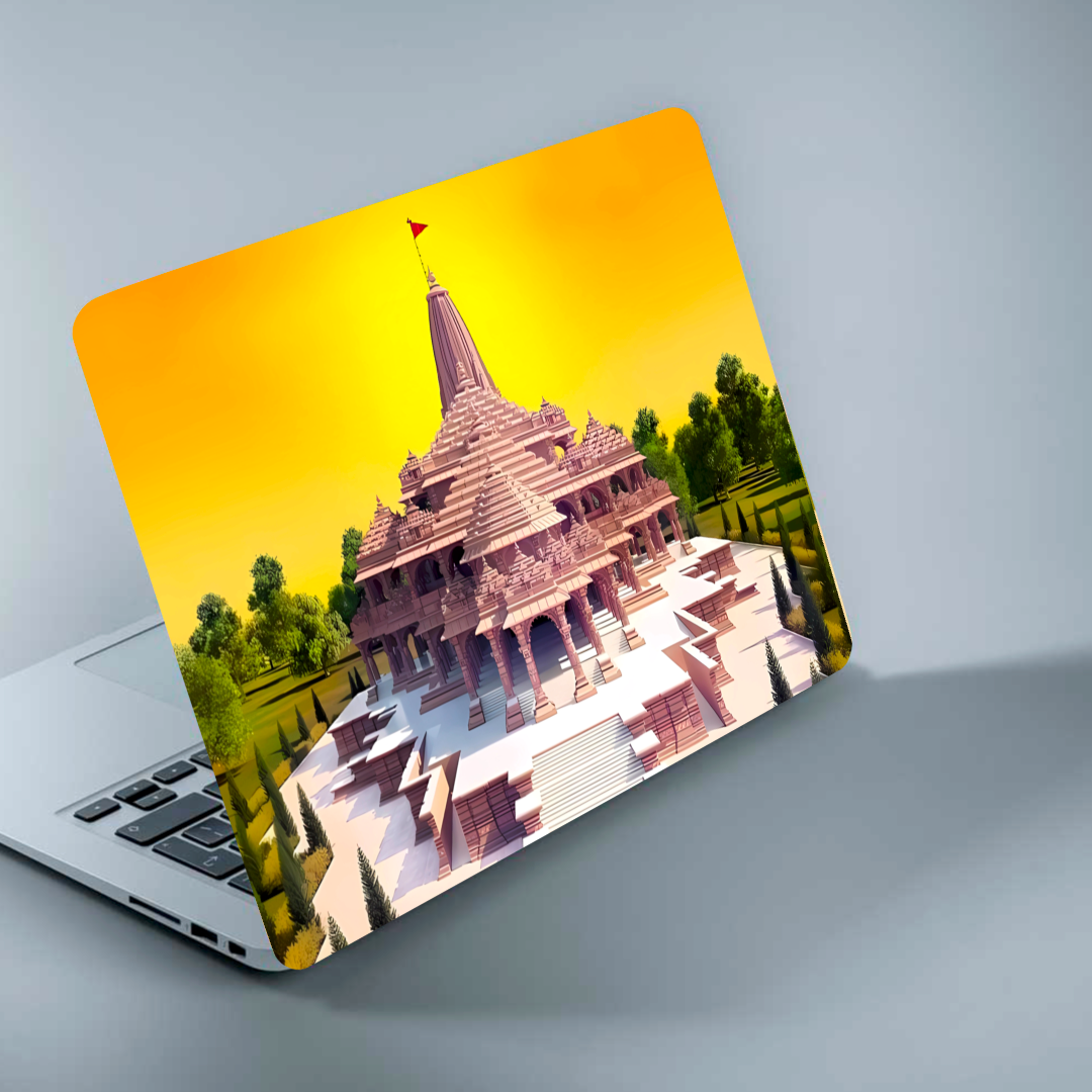 Bhavya ram mandir   - LAPTOP SKIN