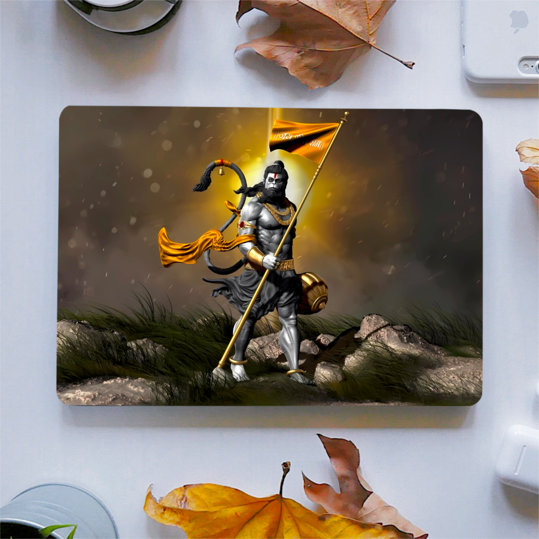 Hanuman ji flag   - LAPTOP SKIN