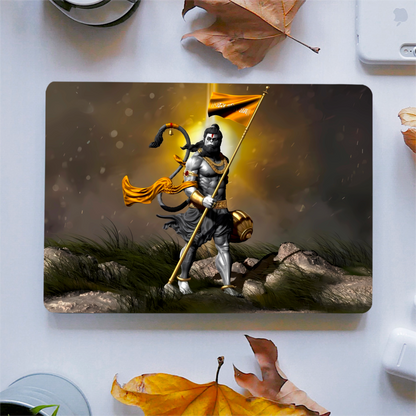 Hanuman ji flag   - LAPTOP SKIN