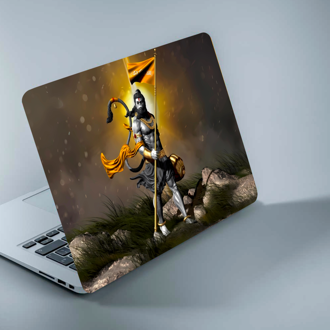 Hanuman ji flag   - LAPTOP SKIN