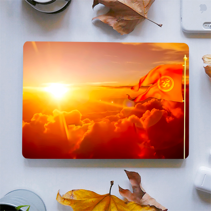 Bhagwa flag sun rise  - LAPTOP SKIN