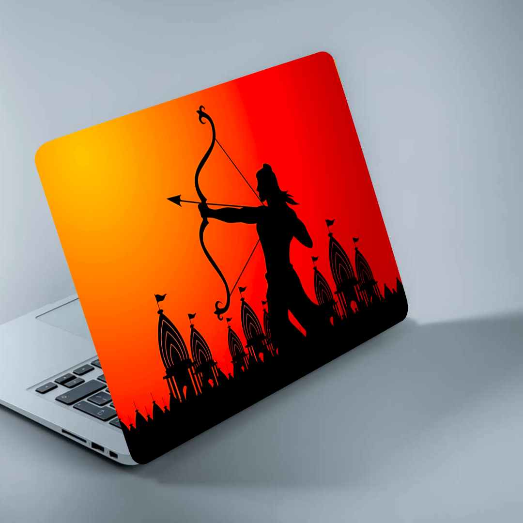 Shree ram orange     - LAPTOP SKIN