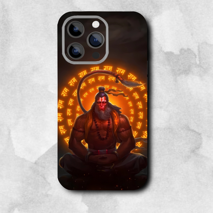 Hanuman ji meditation  - Mobile Skin (Textured) FC1111