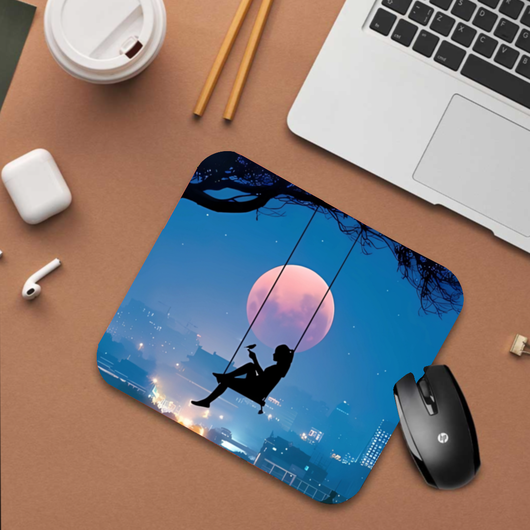 Moon Swing - Mouse Pad