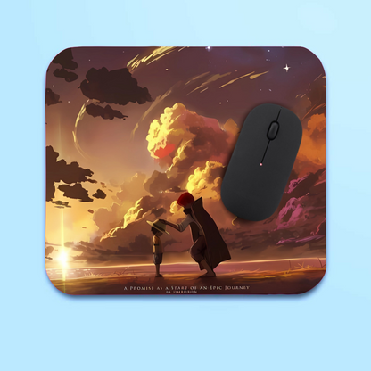 Shanks and Luffy - Mouse Pad