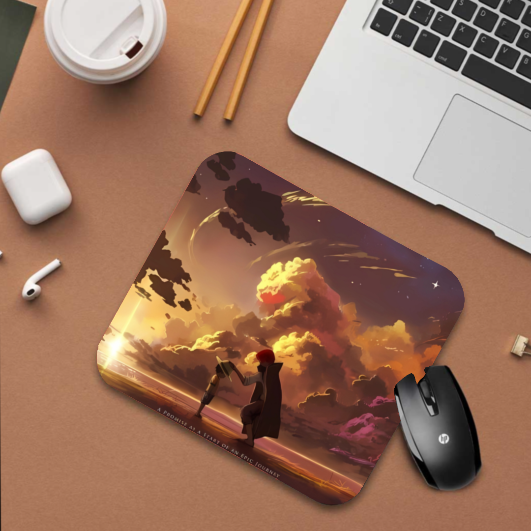 Shanks and Luffy - Mouse Pad