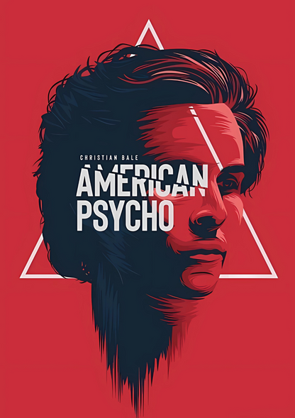 Red American psycho - poster