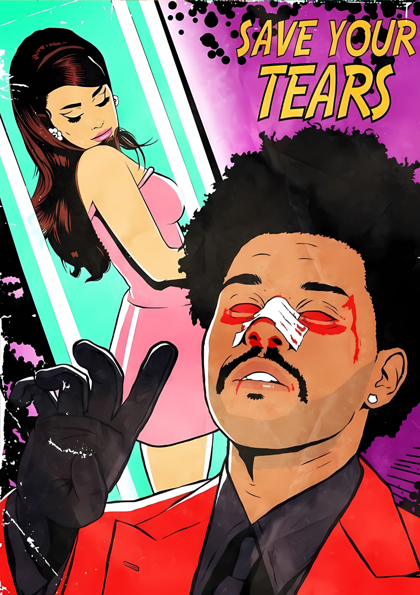 Save your tears  - poster