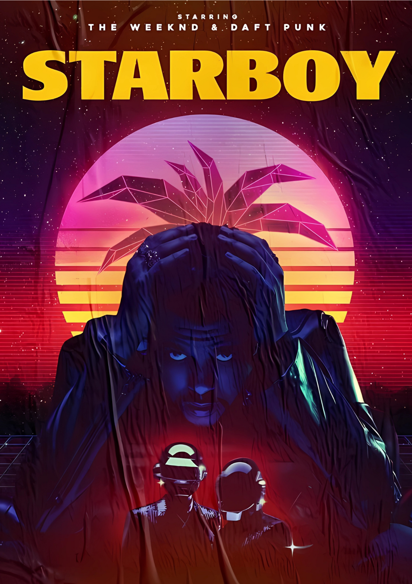 Star boy draft punk - poster