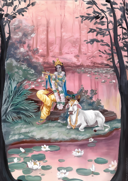 Krishna scenery   - poster