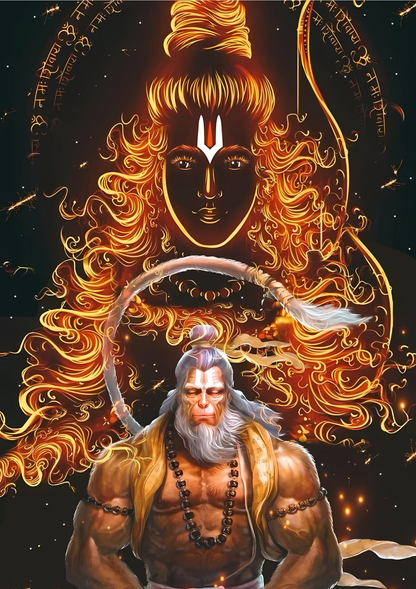 Hanuman ji Jai Shree ram - poster