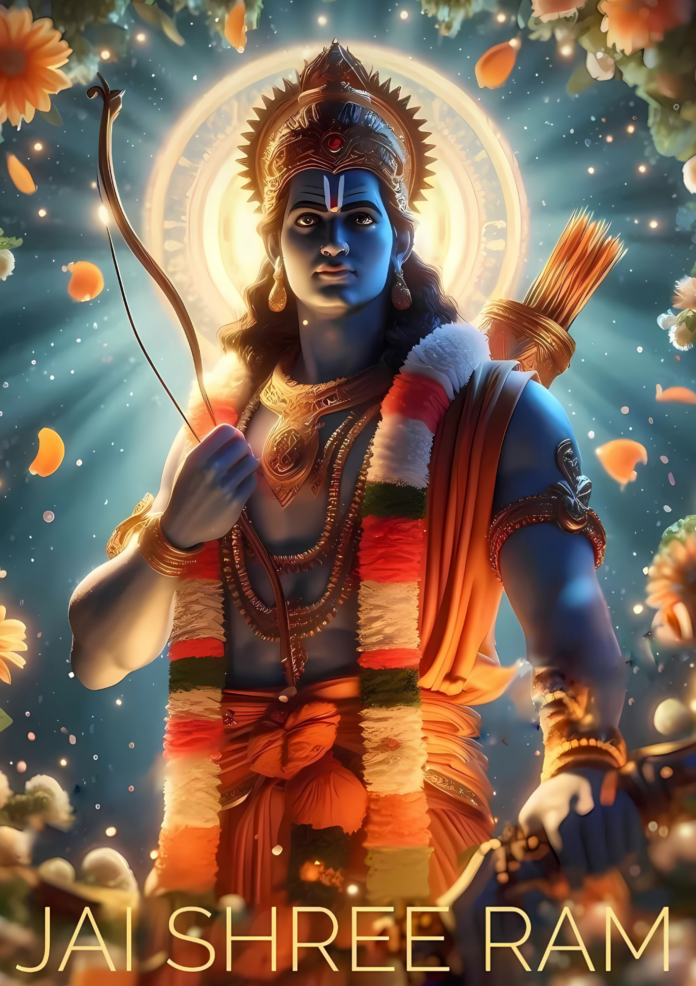 Jai Shree ram digital art  - poster