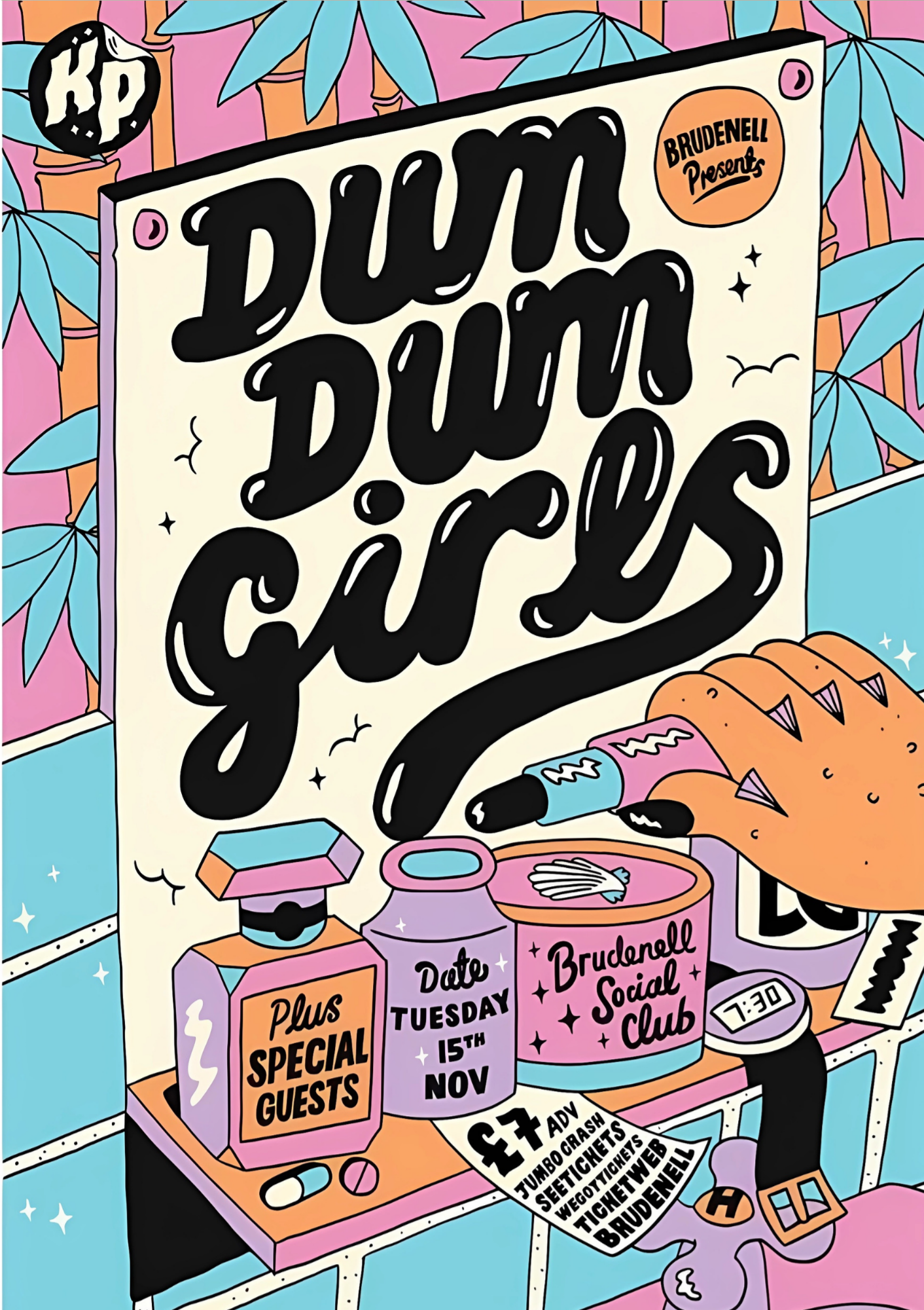 Dum Dum girls   - poster