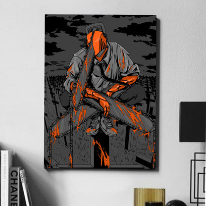 Chainsawman cross    - poster