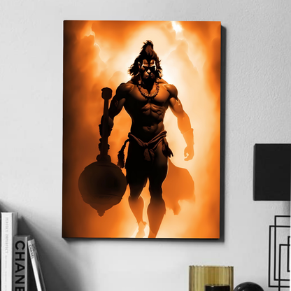 Hanuman ji orange    - poster