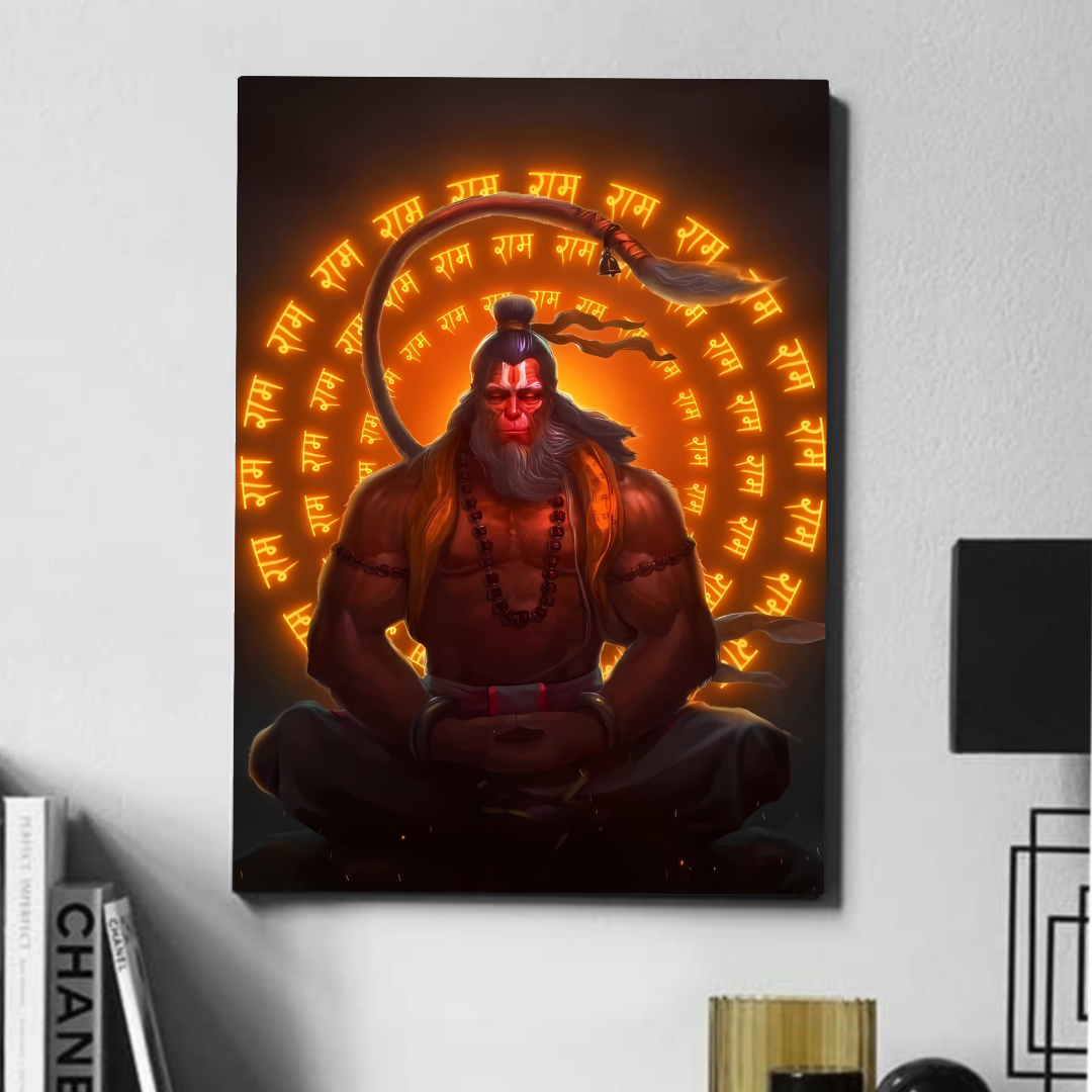 Hanuman ji meditation  - poster