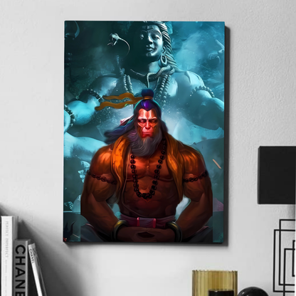 Hanuman ji and Mahadev - poster