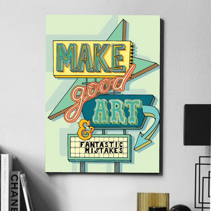 Make good art    - poster