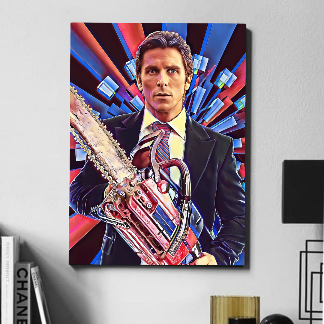 Patrick Bateman American psycho - poster